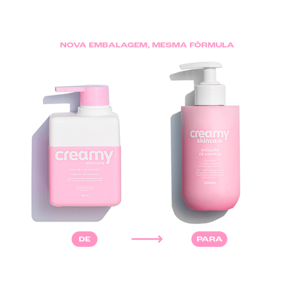 Creamy Emulsão De Limpeza 200ml